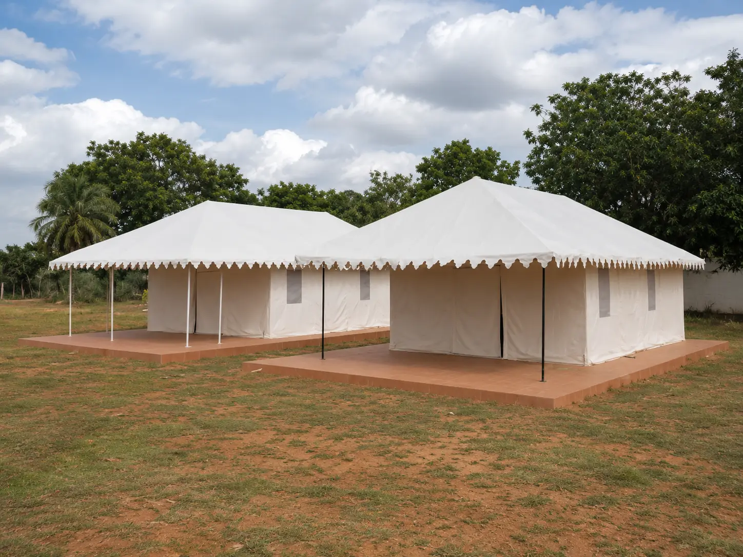 Waterproof Swiss Cottage Tent for resort projects